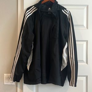 Adidas wet weather jacket with light hood, size XL